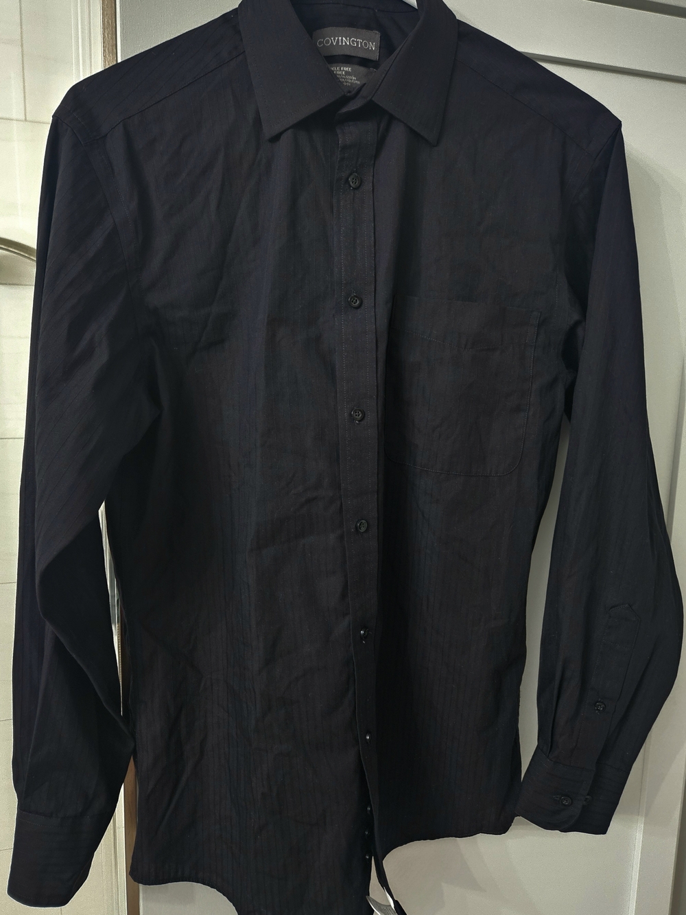 Covington Men's Black Dress Shirt